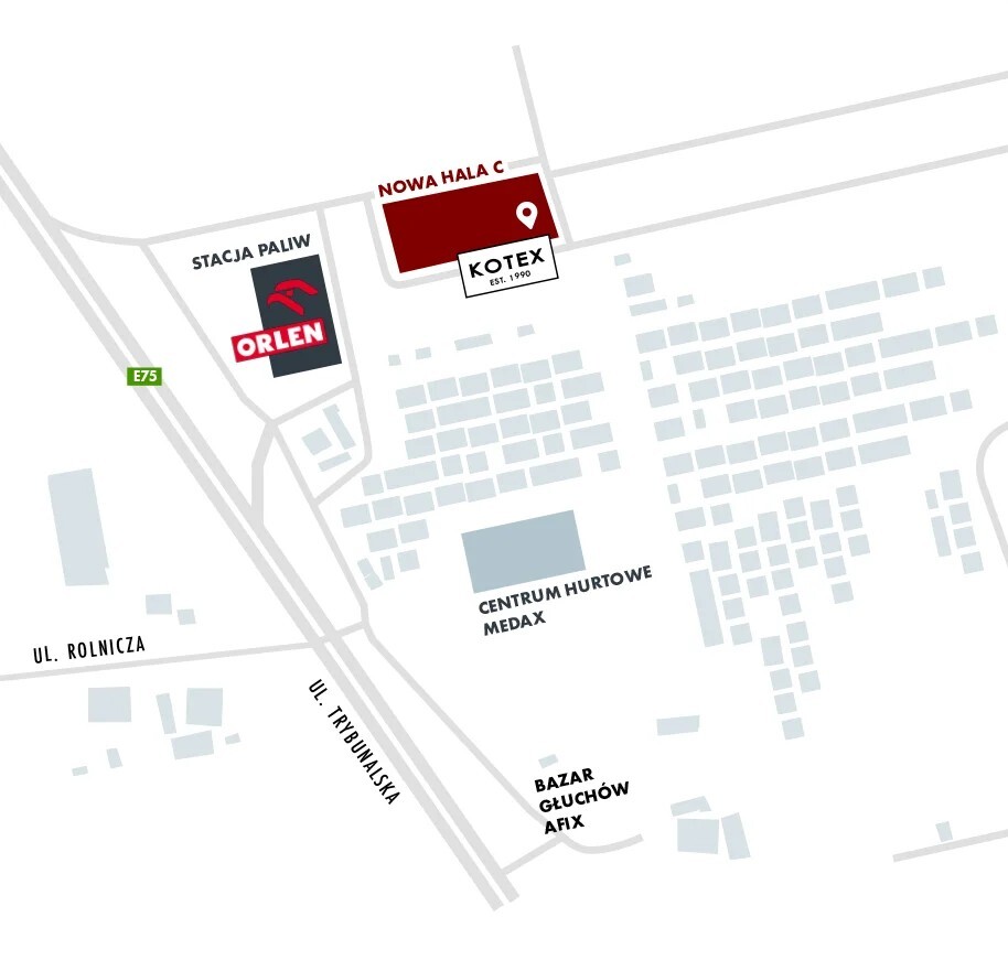 centrum handlowe głuchów mapka